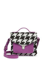 Leather Mlle George Xs Allure Crossbody Bag Paul marius Violet allure GEORXALL