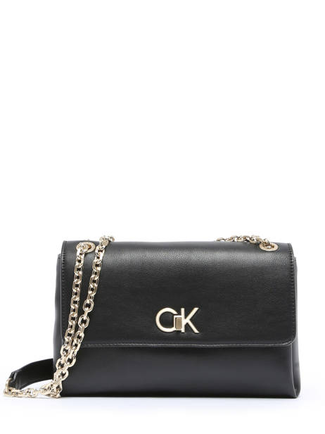 Sac Bandoulière Re-lock Polyester Recyclé Calvin klein jeans Noir re-lock K610749