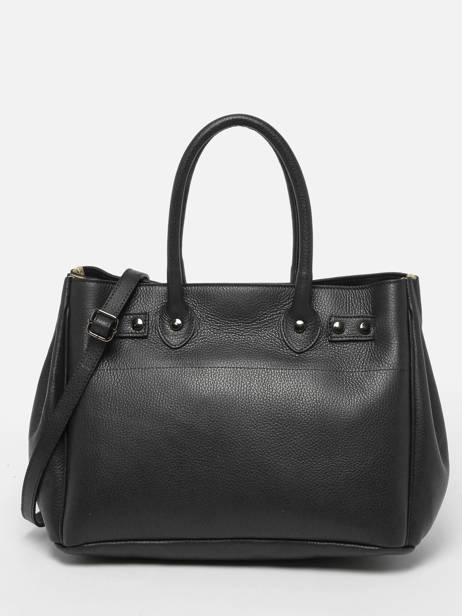 Sac Porté Main Caviar Cuir Milano Noir caviar CA23064 vue secondaire 4