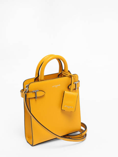 Leather Vertical Emilie Crossbody Bag Le tanneur Yellow emily TEMI1A00 other view 2