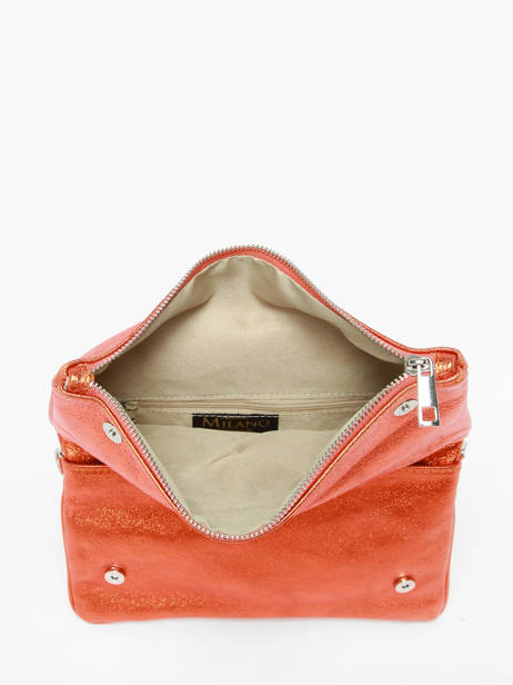 Shoulder Bag Nine Leather Milano Orange nine NI22112N other view 3