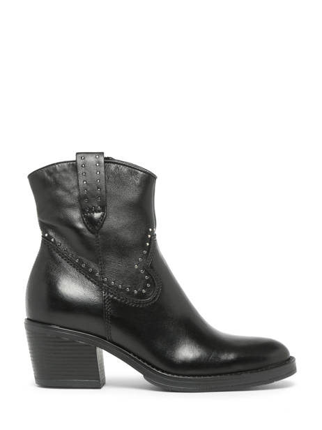 Heeled Boots In Leather Mjus Black women T82203