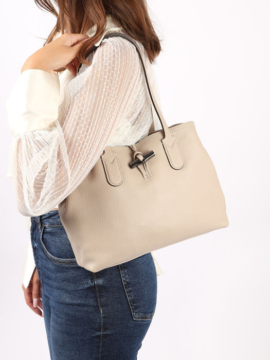 Longchamp Le roseau essential Besaces Beige