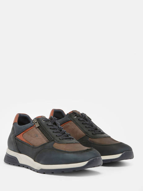 Louis Sneakers In Leather Fluchos Brown men F1603 other view 2