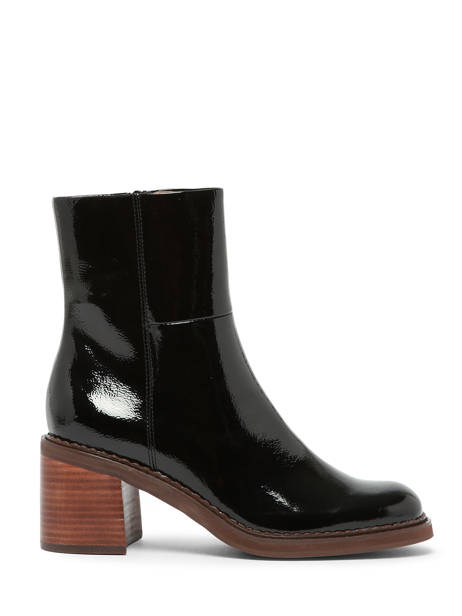 Heeled Boots Rebabi In Leather Mam'zelle Black women CSIXT40