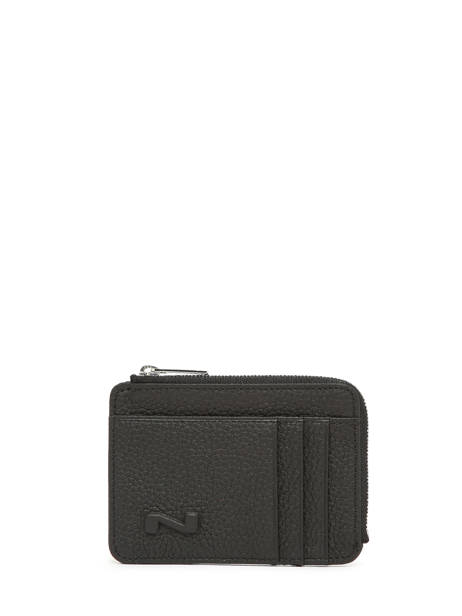 Porte-monnaie Avec Porte-cartes Original N Cuir Nathan baume Noir original n 217N