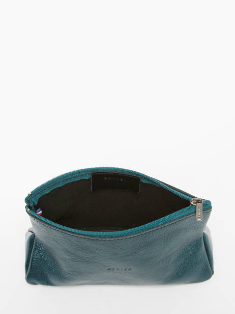 Pouch Leather Etincelle Irisée Etrier Blue etincelle irisee EETI853 other view 1