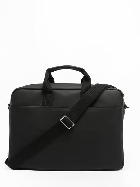 Business Bag Lacoste Black men's classic NH4429HC other view 4