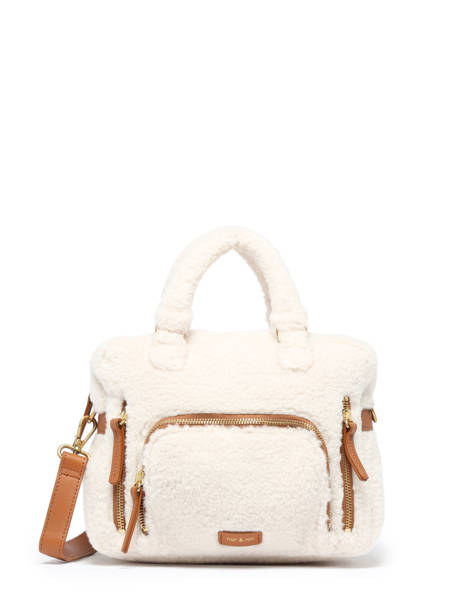 Sac Bandoulière Teddy Nat et nin Blanc teddy MINIMACT