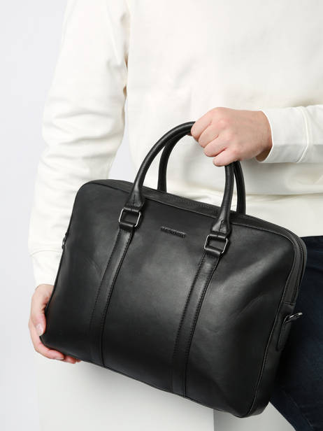 Business Bag Yves renard Black nappa 81550 other view 1