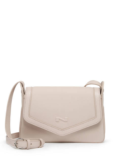 Leather Lolly Crossbody Bag Nathan baume Beige candy 4