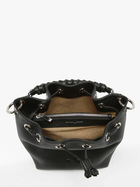 Leather Small Zola Bucket Bag Nathan baume Black cruise 55 other view 3