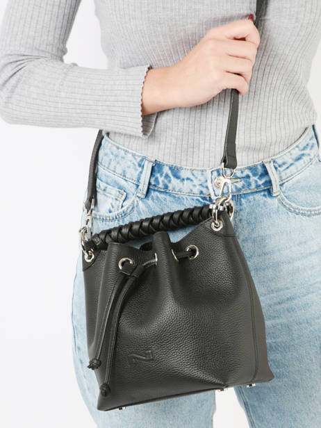 Leather Small Zola Bucket Bag Nathan baume Black cruise 55 other view 1