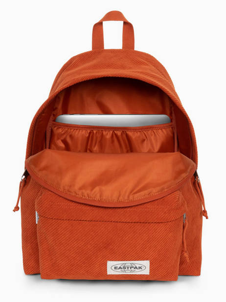 1 Compartment Backpack Eastpak Orange angle cords K620ANG other view 2