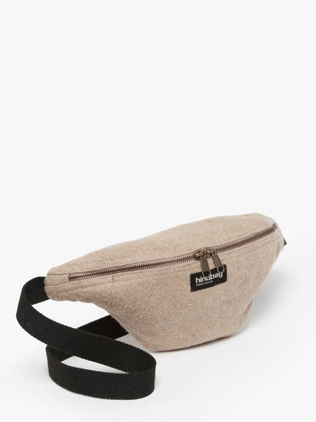 Sac Banane Hindbag Beige wool W vue secondaire 2