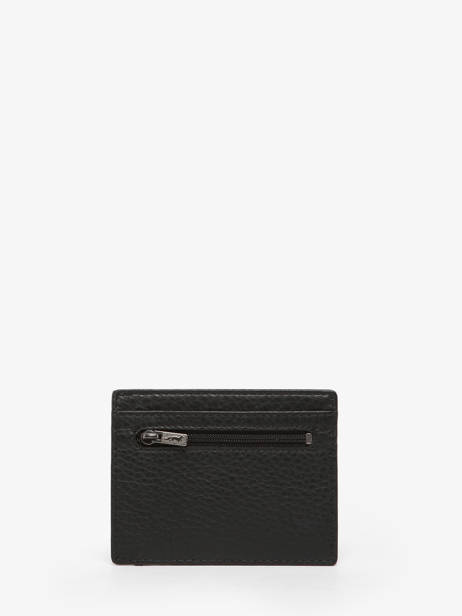 Leather Foulonné Cardholder Yves renard Black foulonne 2330 other view 2