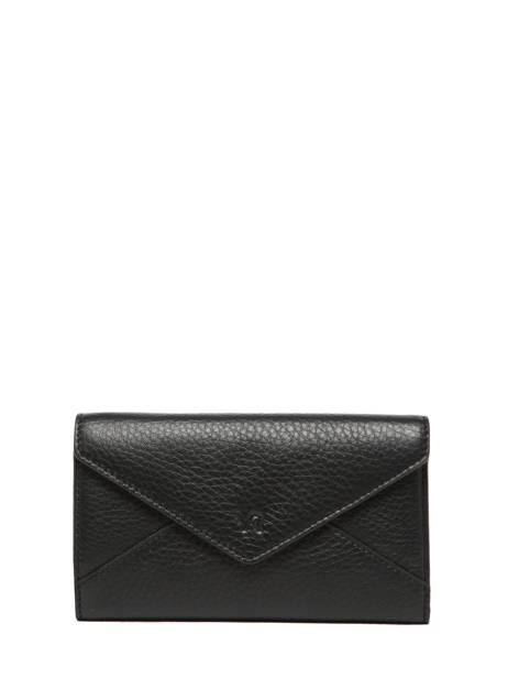 Wallet Leather Yves renard Black enveloppe 29283