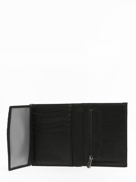 Wallet Leather Crinkles Black smooth 14230 other view 2