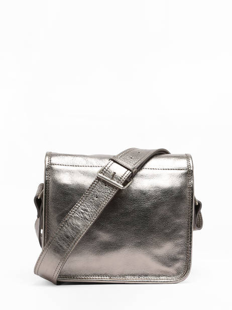 Leather La Sacoche Crossbody Bag Paul marius Gray vintage S other view 4