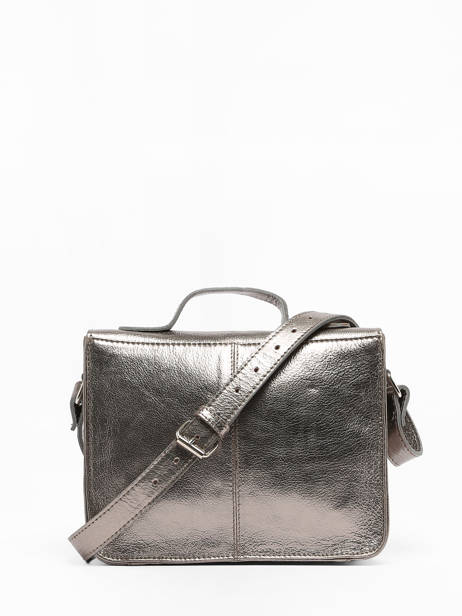 Crossbody Bag Vintage Leather Paul marius Gray vintage GEORGE other view 4