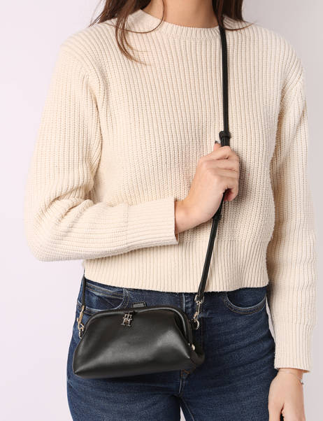 Shoulder Bag Th Feminine  Recycled Polyester Tommy hilfiger Black th feminine  AW15249 other view 1