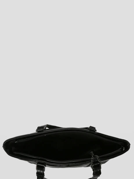 A4 Size Shoulder Bag Winter Miniprix Black winter G7475 other view 3