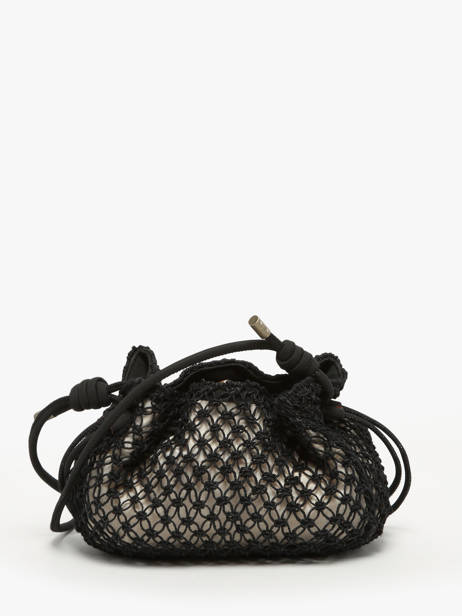 Braided Jute Tanaisie Crossbody Bag Woomen Black tanaisie WTAN06 other view 4