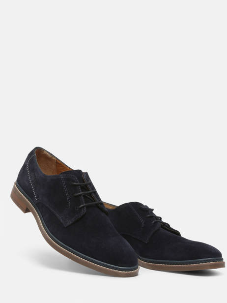 Derby Shoes In Leather Redskins Blue men SARIN other view 2