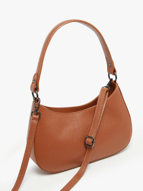 Leather Caviar Shoulder Bag Milano Brown caviar CA23120 other view 2