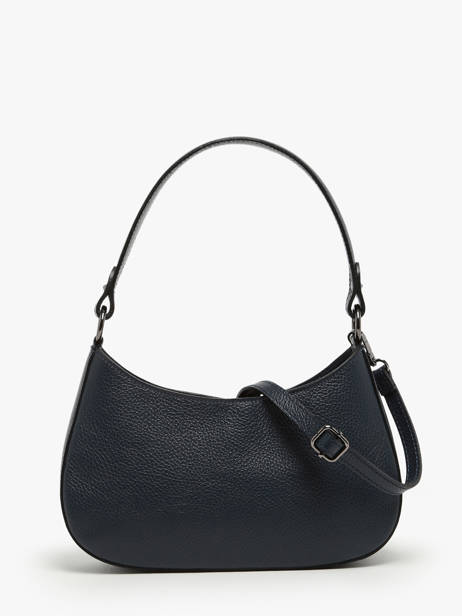 Sac Porté épaule Caviar Cuir Milano Bleu caviar CA23120 vue secondaire 4