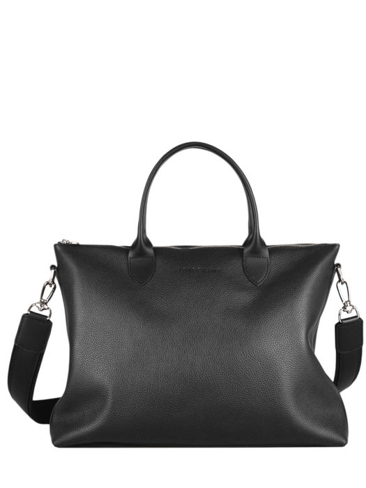 Longchamp Le foulonné Serviette Noir