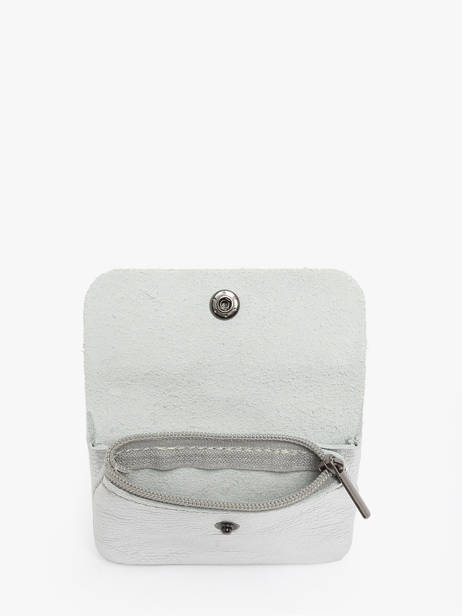 Coin Purse Leather Milano Silver caviar CA23092 other view 1