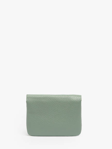 Coin Purse Leather Milano Green caviar CA23092 other view 2