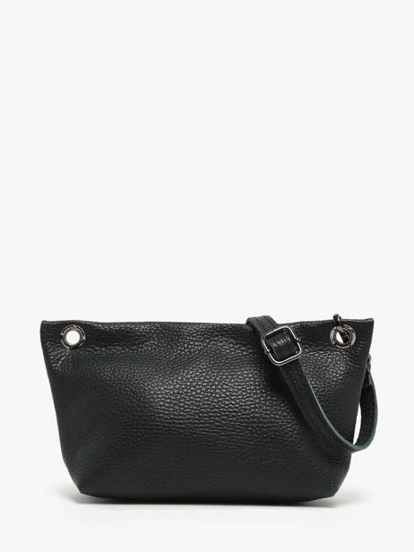 Sac Bandoulière Caviar Cuir Milano Noir caviar CA23116 vue secondaire 4