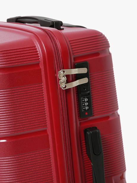 Hardside Luggage Porto Triplus Red porto 12M other view 1