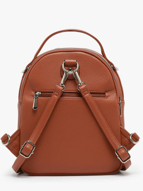Backpack Miniprix Brown grained F3606 other view 4