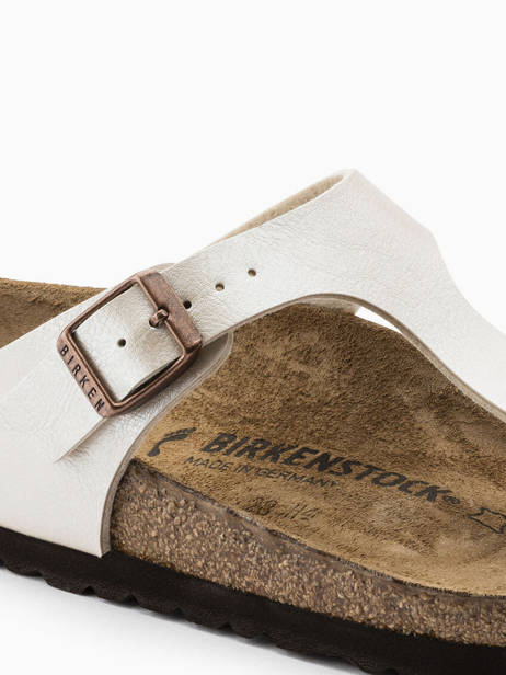 Slippers Gizeh Birkenstock White women 943873 other view 1