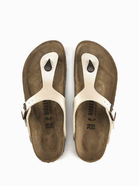 Slippers Gizeh Birkenstock White women 943873 other view 4