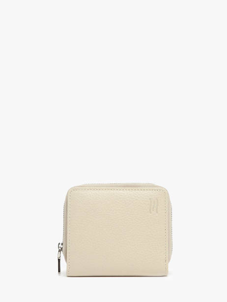 Portefeuille Cuir Crinkles Beige caviar 14250