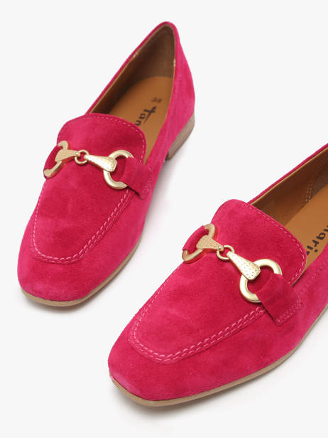 Moccasins In Leather Tamaris Pink women 42 other view 1