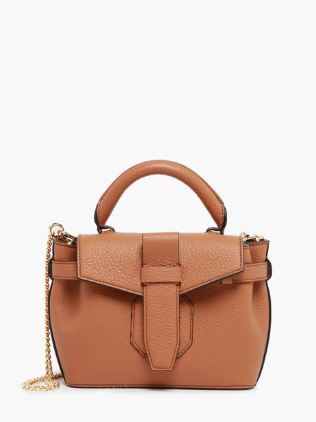 Sac Bandoulière Mini Charlie Cuir Lancel Marron charlie A12586