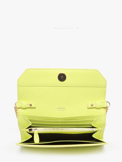Leather Ninon Belt Bag With Chain Lancel Yellow ninon A11122 other view 3