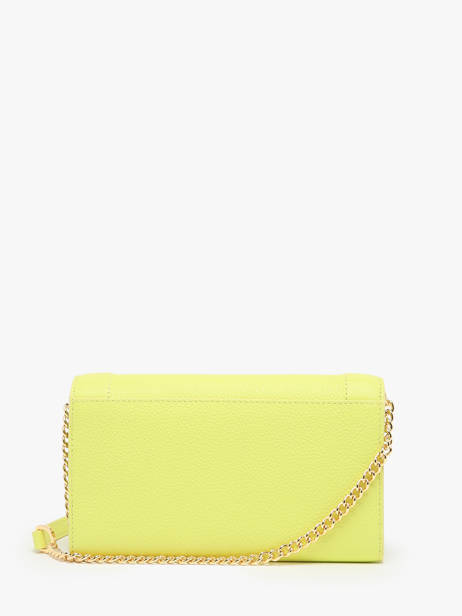 Leather Ninon Belt Bag With Chain Lancel Yellow ninon A11122 other view 4