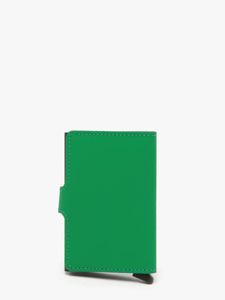 Card Holder Leather Secrid Green matte MM other view 3