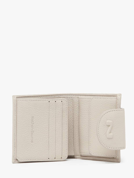 Leather Trifold Wallet Nathan baume Beige original n 116N other view 2