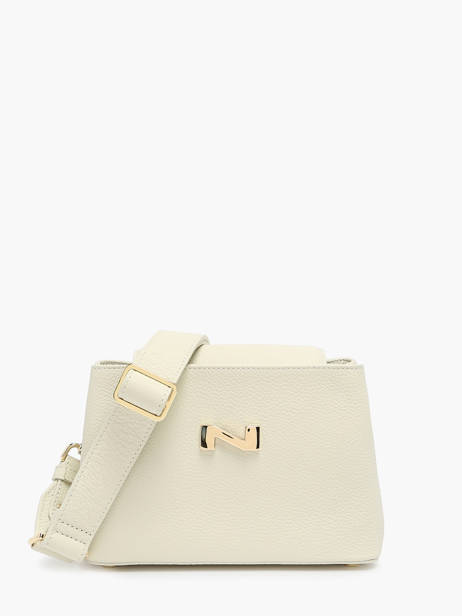 Sac Bandoulière Poppy Cuir Nathan baume Beige eden 2
