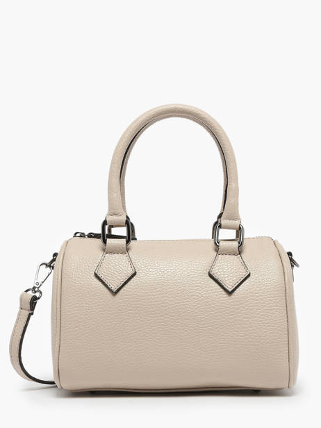 Leather Caviar Bowling Bag Milano Beige caviar CA23115