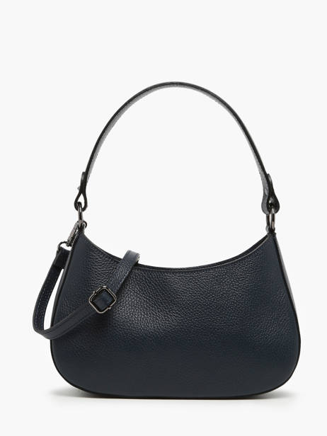 Sac Porté épaule Caviar Cuir Milano Bleu caviar CA23120