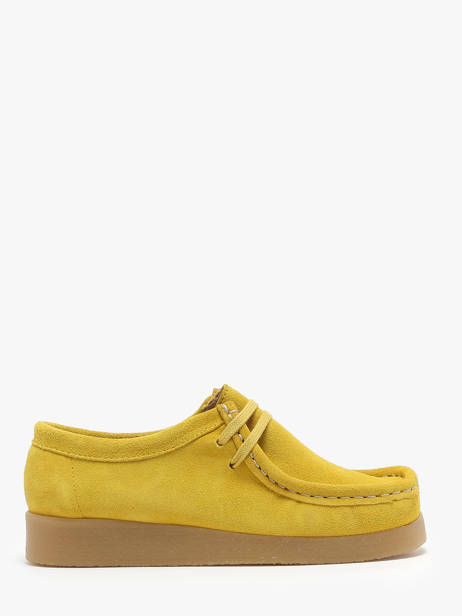 Derby Shoes In Leather Another step Yellow unisex 7010