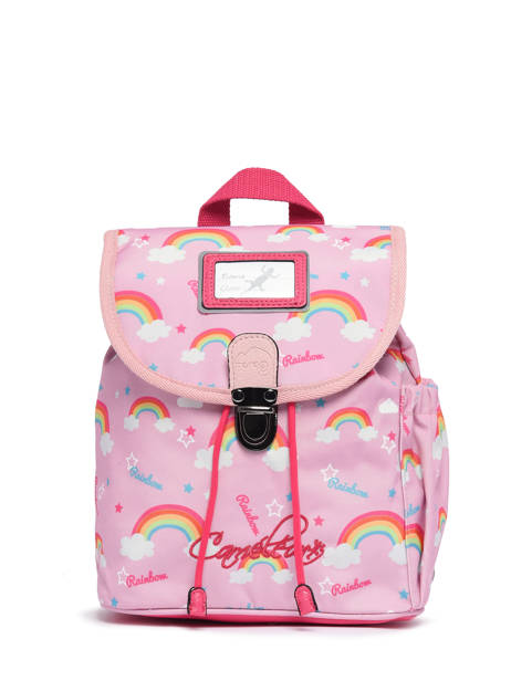 Rétro 1 Compartment  Backpack Cameleon Pink retro - RET-SD25 other view 8